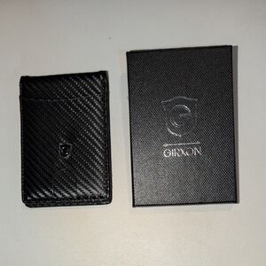 Giro Black Mens Wallet  Carbon Fiber Design